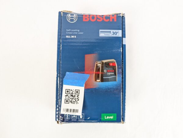 10-3356.jpg Bosch GLL 30 S Self-Leveling Cross-Line Laser Level with MM 2 Mounting Device