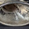 Vintage Silver Plated Eagle Figurine Mid-Century Desk Decor Detailed Feathers