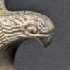 Vintage Silver Plated Eagle Figurine Mid-Century Desk Decor Detailed Feathers