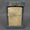 10-340.jpg 2001 Zippo Windproof Lighter Brushed Brass Marlboro Promotional Case Unfired