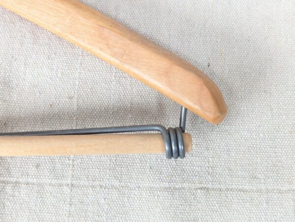 Vintage Bonney & Gordon Wooden Suit Hanger Hickey-Freeman Retailer Trouser Bar
