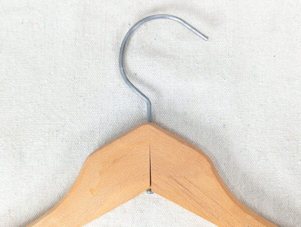 Skyway Hotel London Airport Wooden Clothes Hanger Vintage Hotel Memorabilia Good