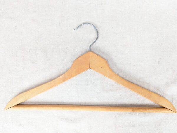 Skyway Hotel London Airport Wooden Clothes Hanger Vintage Hotel Memorabilia Good