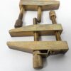 10-3479.jpg Vintage Japanese Brass Machinist Tool Set Butterfly Logo Clamps Vise Precision