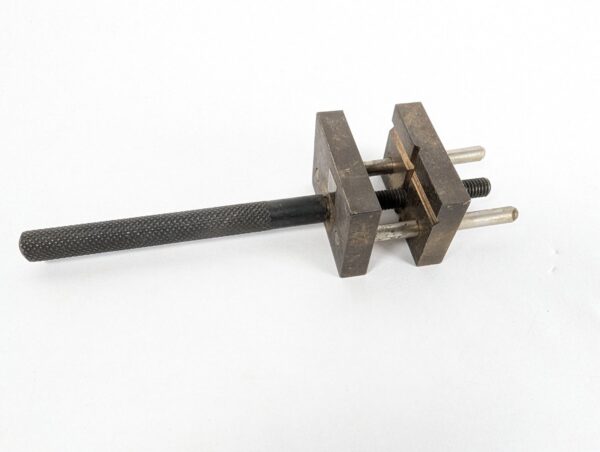 10-3483.jpg Vintage Japanese Brass Machinist Tool Set Butterfly Logo Clamps Vise Precision