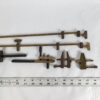 10-3487.jpg Vintage Japanese Brass Machinist Tool Set Butterfly Logo Clamps Vise Precision