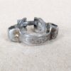 Vintage SunTour Bicycle Down Tube Shifter Clamp Chrome Steel Mounting Hardware