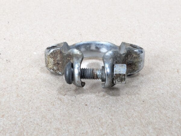 Vintage SunTour Bicycle Down Tube Shifter Clamp Chrome Steel Mounting Hardware