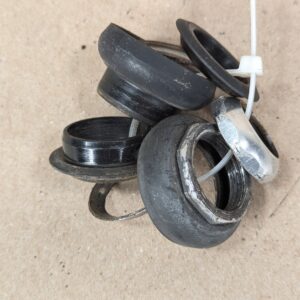 Vintage 1-Inch Threaded Bicycle Headset Components Bearing Cups and Ball Bear...