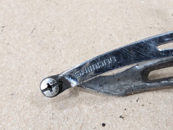 Vintage Shimano FD-Z206 Front Derailleur 1980s Clamp-On Silver Road Mountain 286