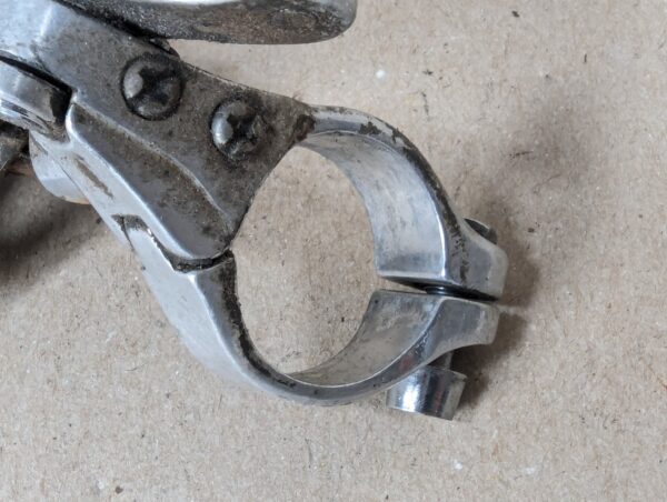 Vintage Shimano FD-Z206 Front Derailleur 1980s Clamp-On Silver Road Mountain 286