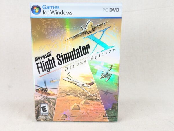 Microsoft Flight Simulator X: Deluxe Edition 2006 PC Game Software with Case ...