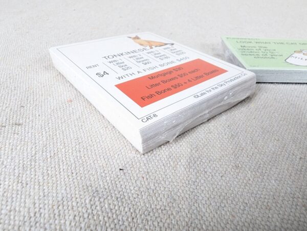 Late for the Sky Cat-Opoly Board Game Replacement Parts Cards Tokens Dice Set