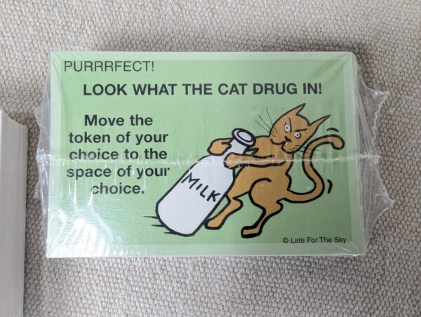 Late for the Sky Cat-Opoly Board Game Replacement Parts Cards Tokens Dice Set