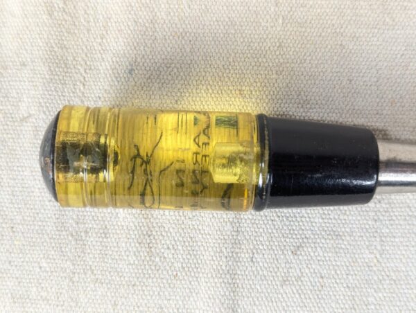 Buck Bros. 1-1/4 Inch Wood Chisel Amber Plastic Handle Made in USA Tool Vintage