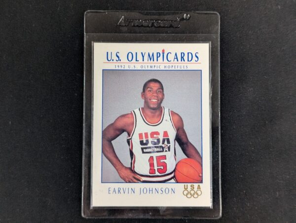 1992 US Olympicards Dream Team Earvin "Magic" Johnson Card - Raw Ungraded