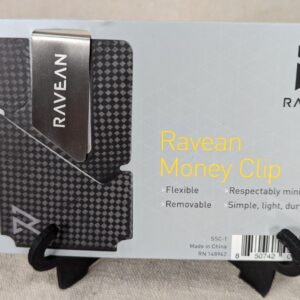 Ravean Money Clip Model SSC-1 Stainless Steel Minimalist Wallet Accessory New