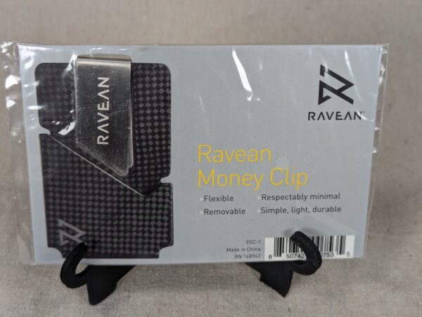 Ravean Money Clip Model SSC-1 Stainless Steel Minimalist Wallet Accessory New