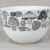 Scandinavian MCM Kaj Franck Arabia Finel Mushroom Enamel Bowl Mid-Century Modern