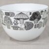 Scandinavian MCM Kaj Franck Arabia Finel Mushroom Enamel Bowl Mid-Century Modern