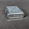 Zippo Windproof Lighter High Polish Chrome Ornate Scrollwork Emblem 2003 Vintage