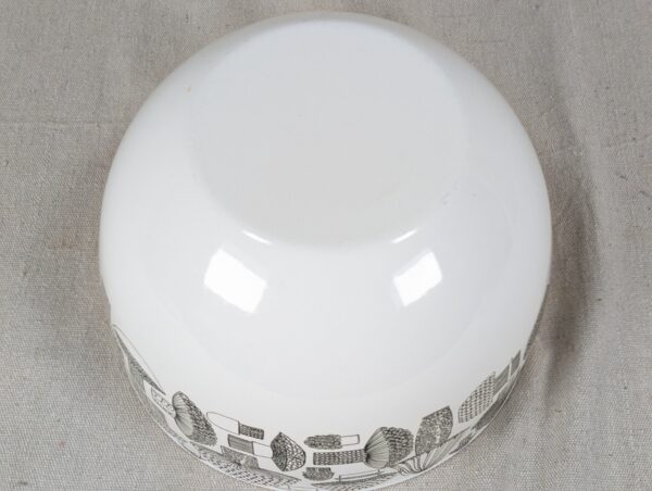 Scandinavian MCM Kaj Franck Arabia Finel Mushroom Enamel Bowl Mid-Century Modern