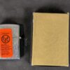 Zippo Windproof Lighter High Polish Chrome Ornate Scrollwork Emblem 2003 Vintage