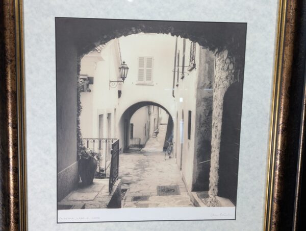 10-3696.jpg Alan Blaustein Photograph Print Varenna Lake Como Italy Gold Black Frame 25x20
