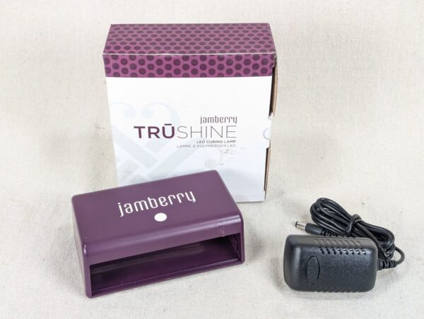 Jamberry TrūShine LED UV Curing Lamp Model UV-US-01 with Box and Power Adapter
