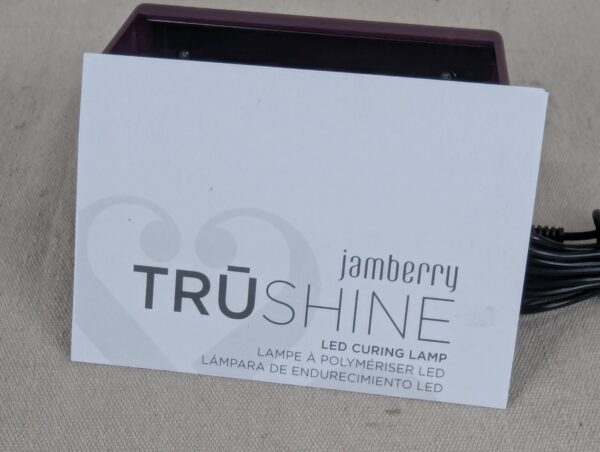 Jamberry TrūShine LED UV Curing Lamp Model UV-US-01 with Box and Power Adapter