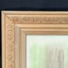 Myrtle H. Troester Original Pastel Portrait Girl at Desk Vintage Framed Artwork