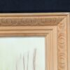 Myrtle H. Troester Original Pastel Portrait Girl at Desk Vintage Framed Artwork