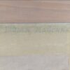 Myrtle H. Troester Original Pastel Portrait Girl at Desk Vintage Framed Artwork