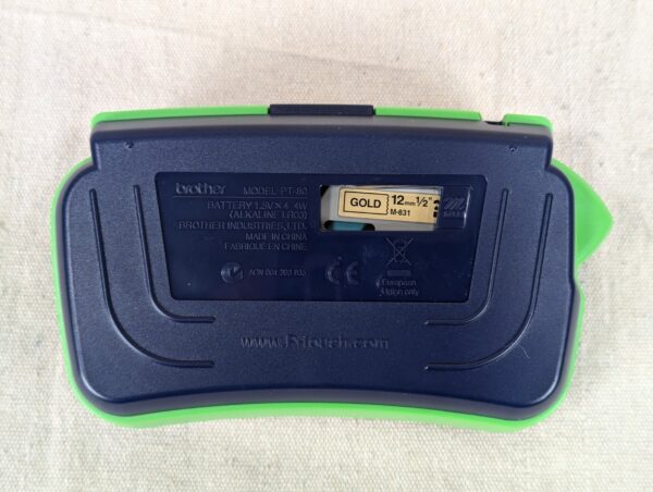 Brother P-touch PT-80 Handheld Label Maker with Original Packaging and Manual