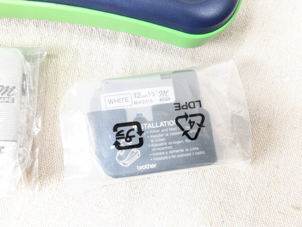 Brother P-touch PT-80 Handheld Label Maker with Original Packaging and Manual