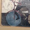 Boulanger After School Framed Lithograph Ink Signed Art Print Mother and Child