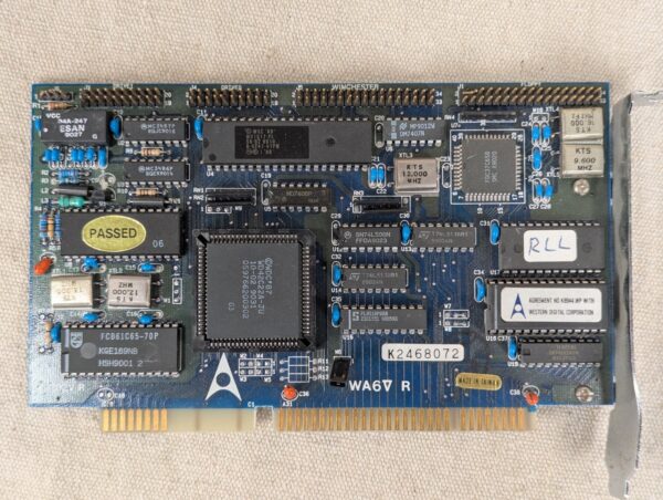 Vintage KT-102V R 8-bit ISA Multi-I/O Controller Card Western Digital Chipset