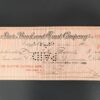 Antique 1906 The State Bank and Trust Company Carson City Nevada Bank Check E...