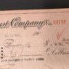 Antique 1906 The State Bank and Trust Company Carson City Nevada Bank Check E...