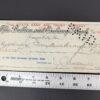 Vintage 1908 The Bullion and Exchange Bank Carson City Nevada Bank Check Ephe...