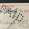 Vintage 1908 The Bullion and Exchange Bank Carson City Nevada Bank Check Ephe...