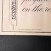 1903 The Bullion and Exchange Bank Carson City Nevada Certificate of Deposit