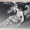 Vintage-Style Motorcycle Flat Track Racing Photograph Print 2008 Dan Mahony M...