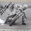 Vintage Autographed Photograph Flat Track Racer Scott Hank Pearson #14 Signed
