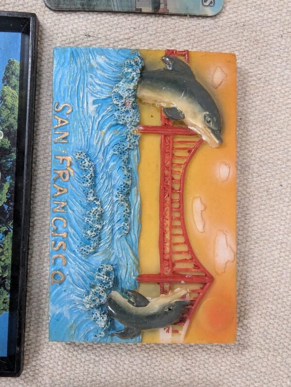 Souvenir Refrigerator Magnet Collection 16pc San Francisco NY Bahamas Niagara...