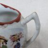 Vintage Japanese Red HandPainted Geisha Creamer Fine Porcelain