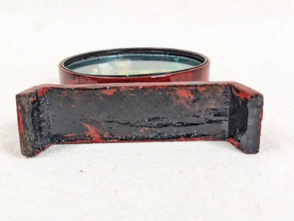 Vintage Miniature Diorama Circular Display Frame Landscape Japanese Decorativ...