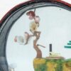 Vintage Miniature Diorama Circular Display Frame Landscape Japanese Decorativ...