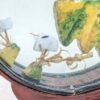 Vintage Miniature Diorama Circular Display Frame Landscape Japanese Decorativ...