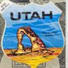 PRESS KAL Utah Delicate Arch Travel Self Stick Window Sticker Decal